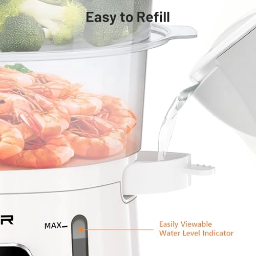 Electric Food Steamer - 13.7 Quarts
