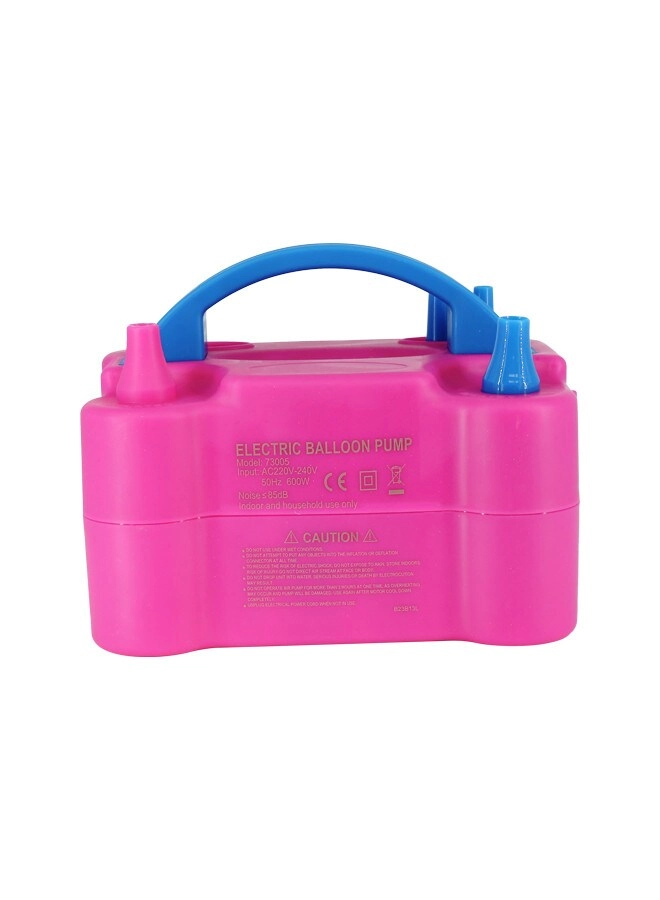 Electric Balloon Pump - Portable Pink