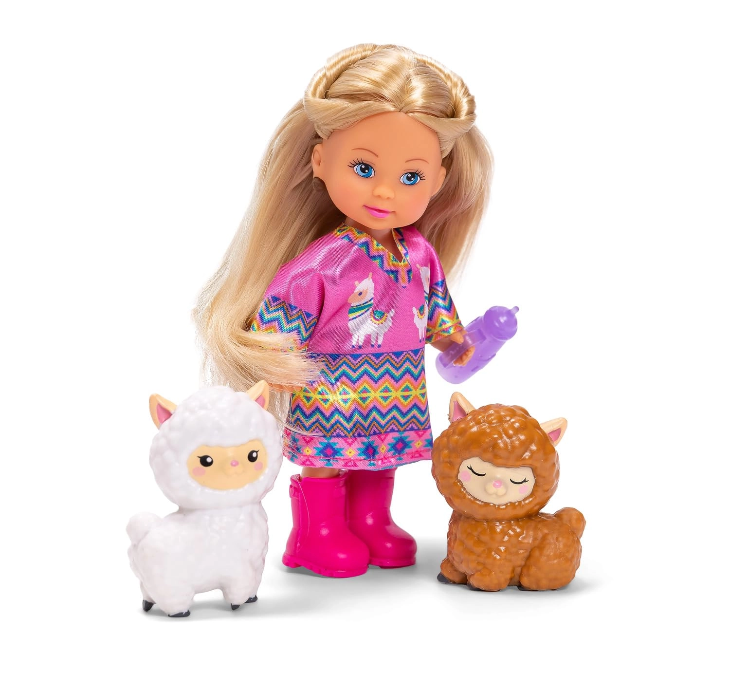 Simba Evi Love Doll - 12 cm Alpacas 2 Animal Figures Ages 3+