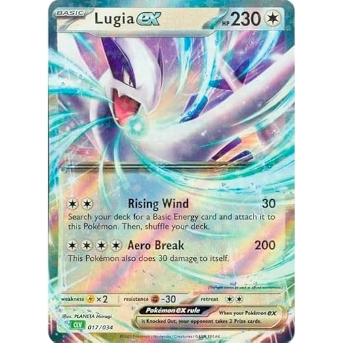 rayihni POKMON LUGIA EX 017/034