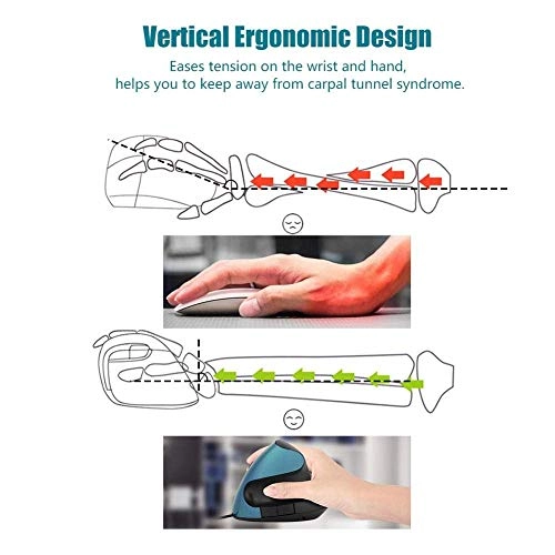 3200 DPI Vertical Mouse - USB