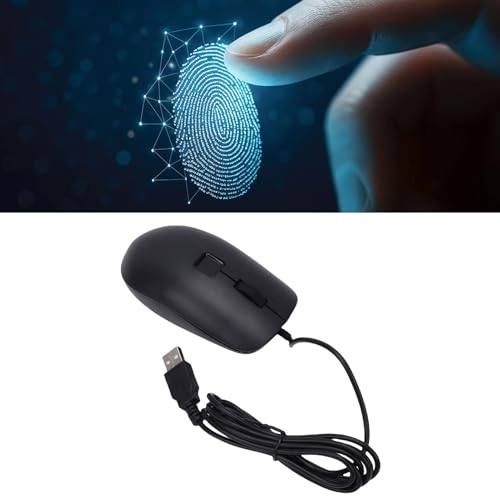 Fingerprint Reader Mouse - Wired