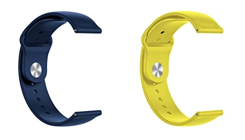 2 Pack 20mm Silicone Watch Band for Sekonda Motion