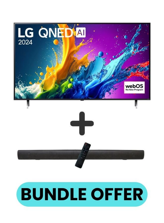 LG 75QNED80T6B+SOUNDBAR