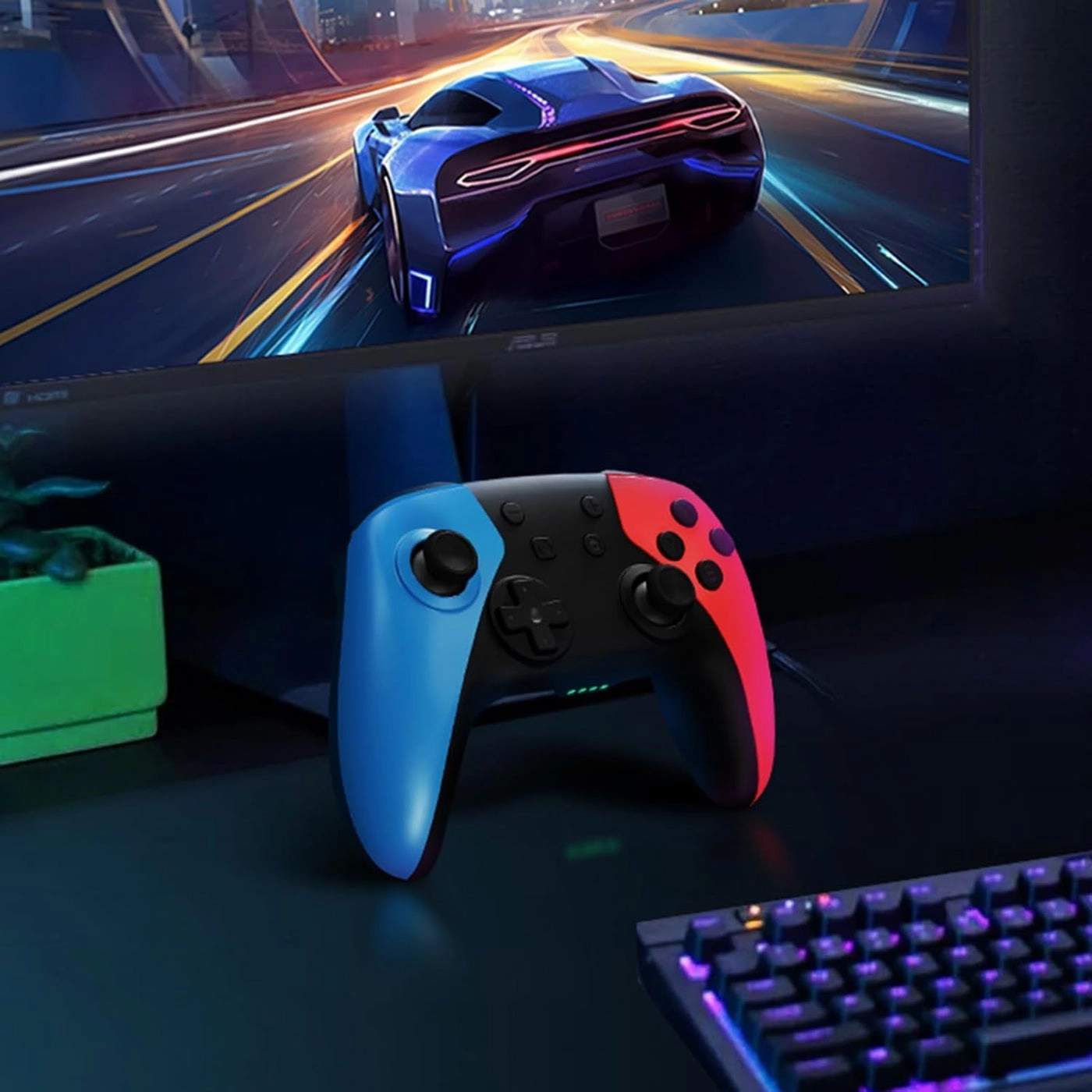 Wireless Controller - RED-BLUE