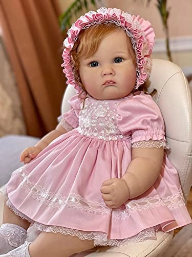 Charlotte Reborn Toddler - 60 cm Long Curly Hair