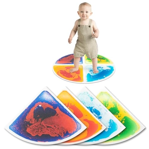 Art3d Liquid Sensory Floor Tiles - Colorful