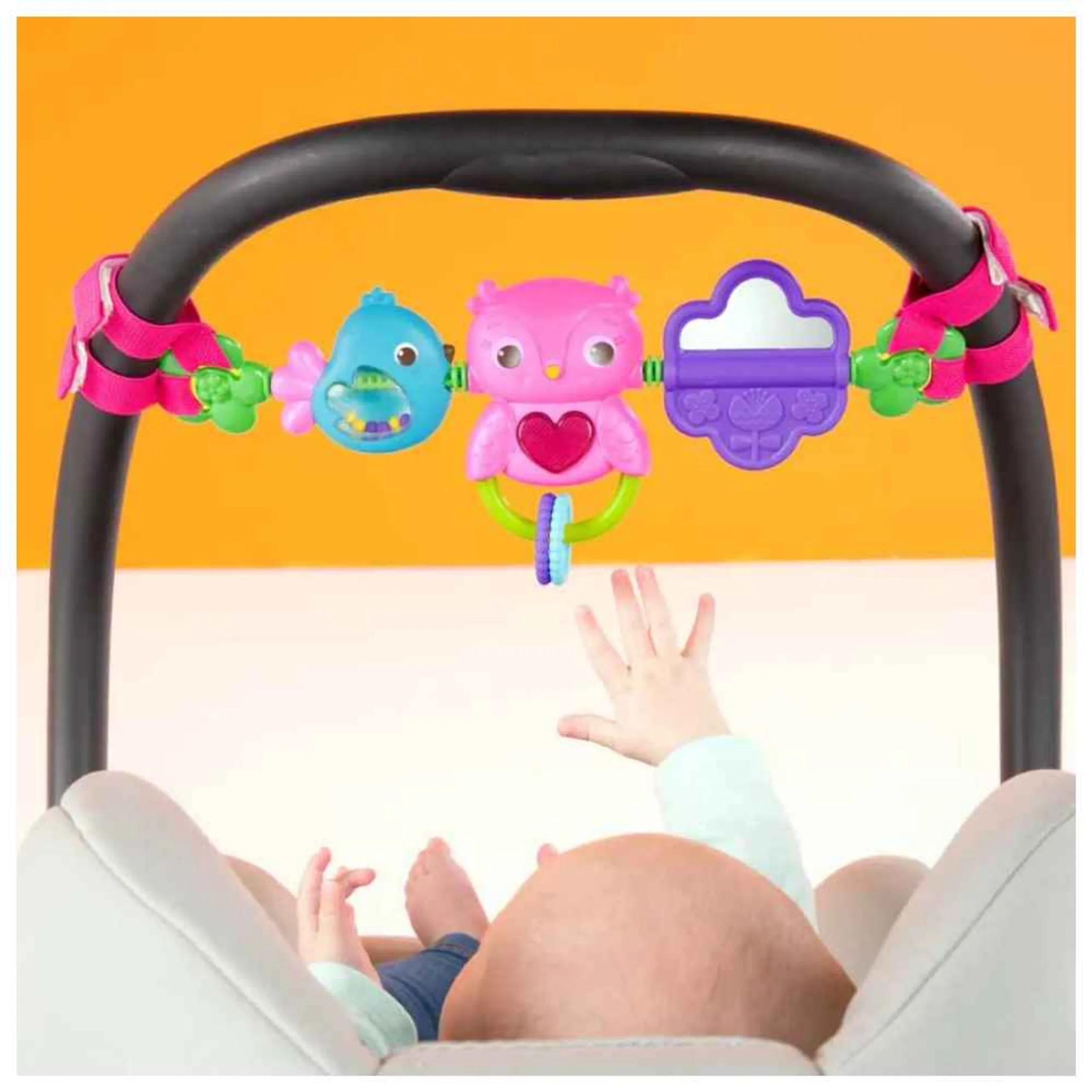 Busy Birdies Carrier Toy Bar Toy - 0 months