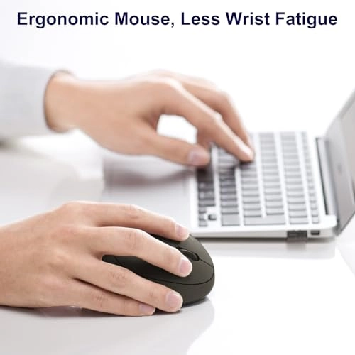 Ergonomic Vertical Optical Mouse - Wireless