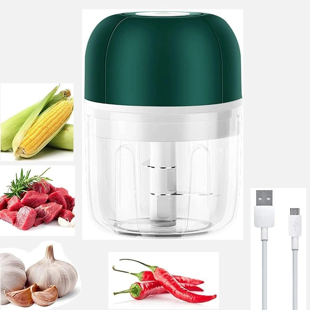 Lnwwrv Mini electric garlic chopper - 250ml USB Charging
