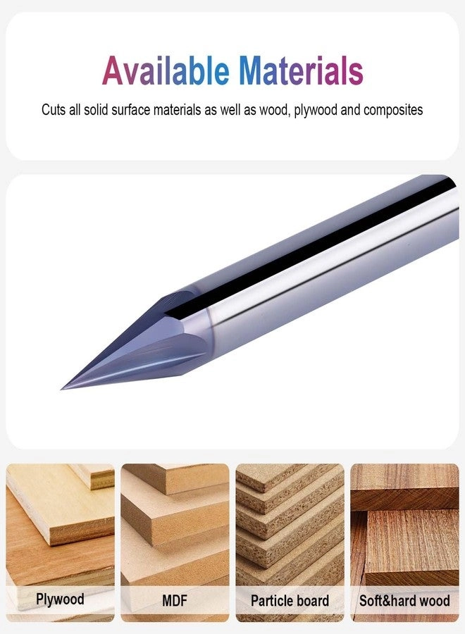 V Groove Router Bit - 1/4 Inch