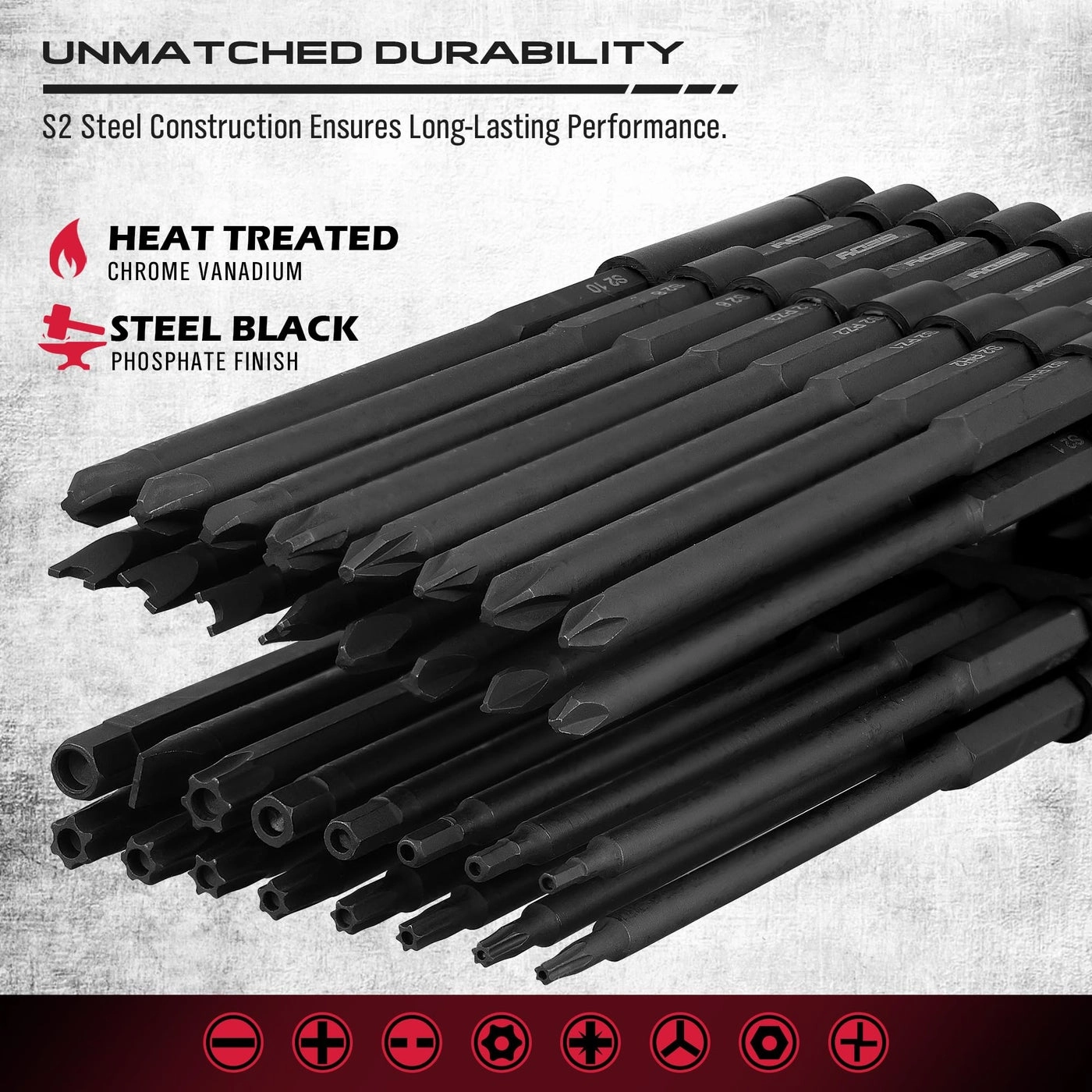 Security Bit Set - 32-Piece 6"