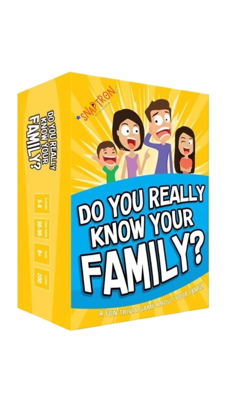 SNAPTRON DO YOU KNOW YOUR FAMILY? - Card Game