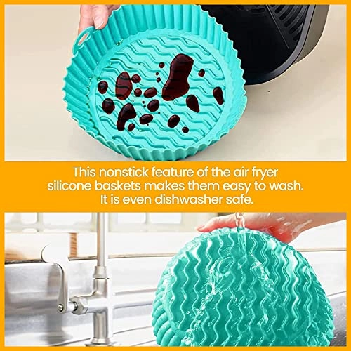 Silicone Air Fryer Liners - Silicone 2-Pcs