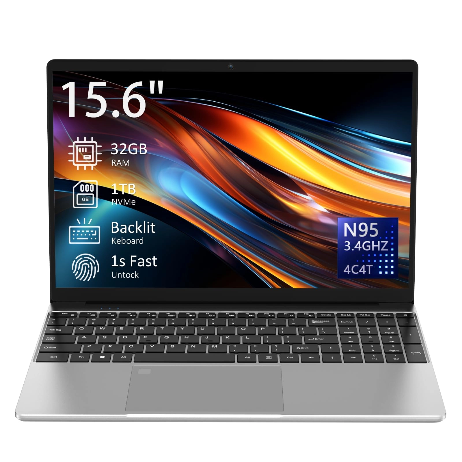 Auusda T152A - 15.6'' N95 32GB DDR4 1TB SSD
