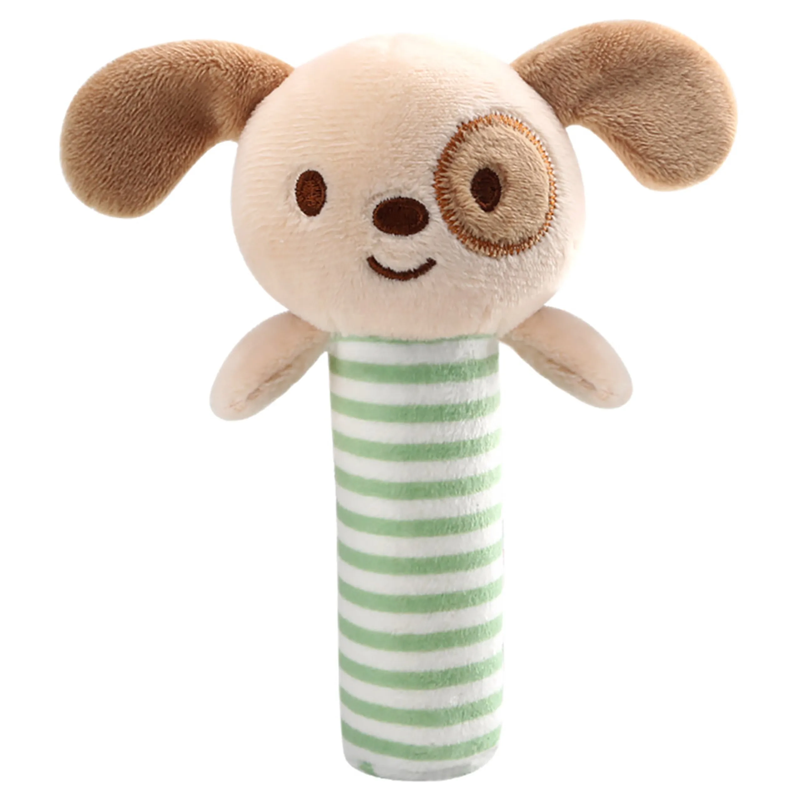 Stuffed Animal Rattle Bar Toy - 3 months Soft plush Rabbit