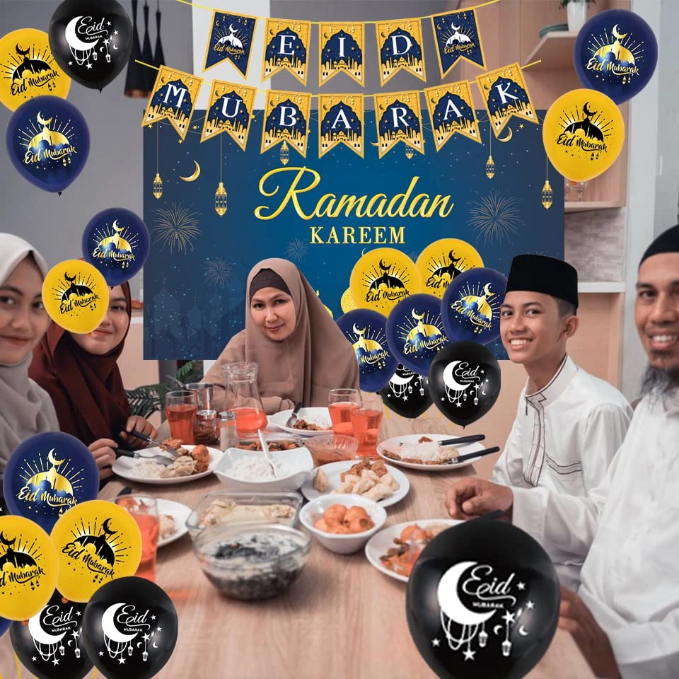 Ramadan Kareem Photo Booth Backdrop - 1pc