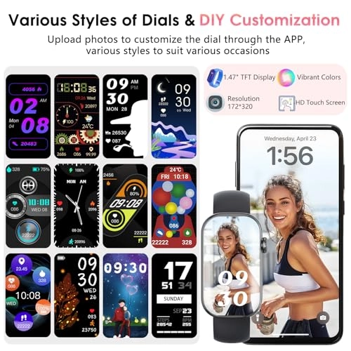 Fitness Tracker Smart Watch 45.6mm ABS + PC GPS