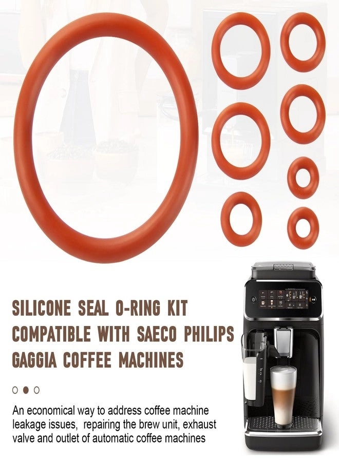 Seal O-Ring Kit - Fit for Saeco Philips Gaggia Coffee Machines 8 PCS