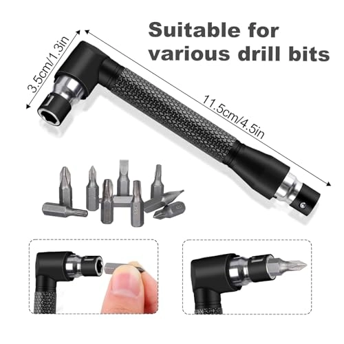 Flexible Drill Bit Extension - 17pcs + Screwdriver Bit Set - 10pcs