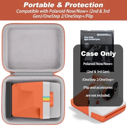 Hard Travel Case - Polaroid I-2, Now+ 2nd Generation I-Type, Originals Now+, OneStep 2, OneStep+ Instant Film Camera