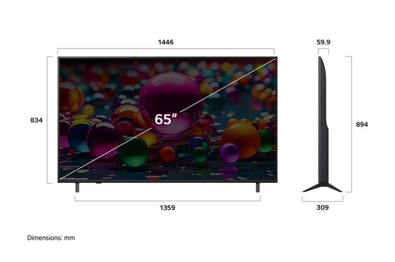 65UA85006LA - 65 Inches