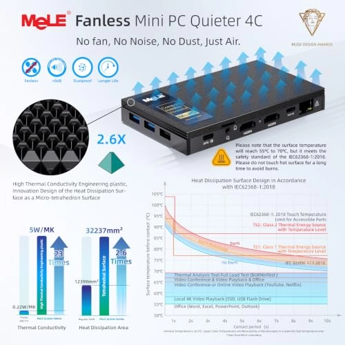 Quieter4C - 8GB 128GB N150