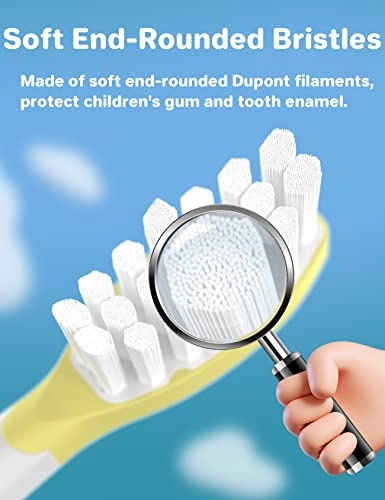 Kids Toothbrush Replacement Heads - Philips Sonicare Compatible Over 7 Years 8 Pack