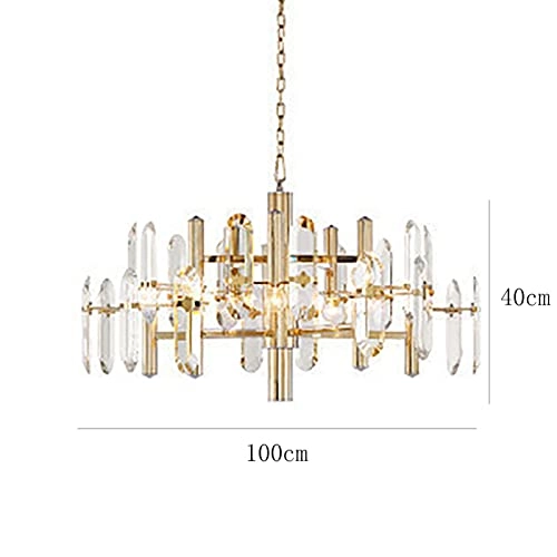 E14 Nordic Light Luxury Crystal Chandelier