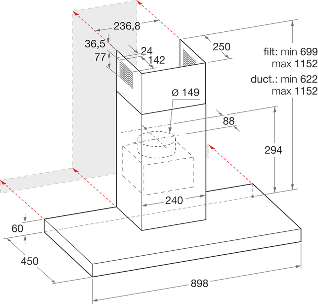 AHBS9-3FLLX - 90cm