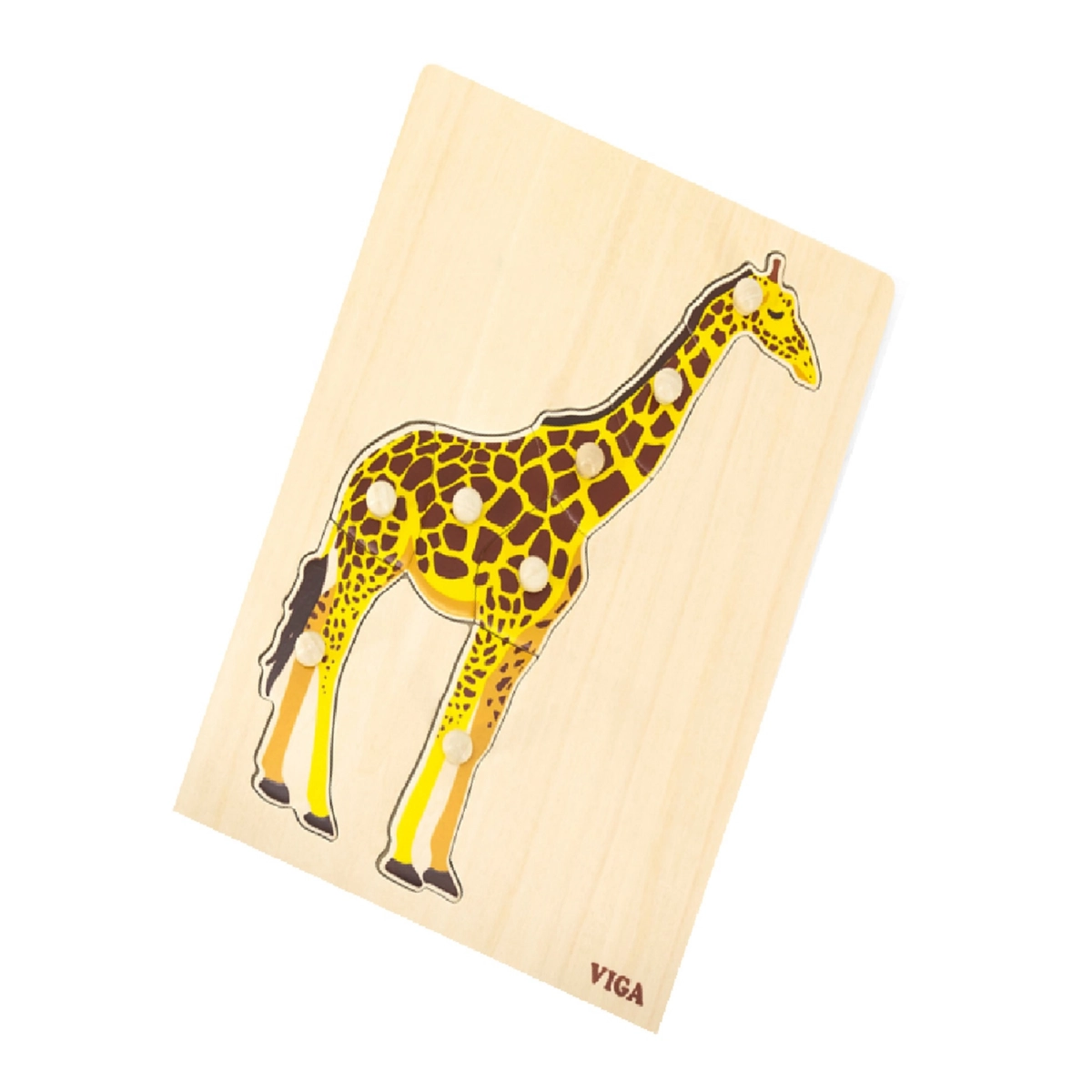 Montessori Puzzle Giraffe - 3 + 7 and 8 piece