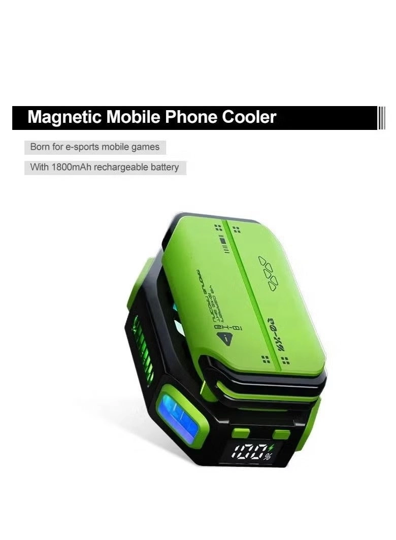 X111 Mobile Phone Cooler - 1800mAh Magnetic Semiconductor Cooling