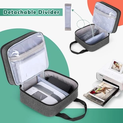 Photo Printer Bag - 24 x 12 x 21 cm SELPHY CP1500 CP1300 CP1200 Portable