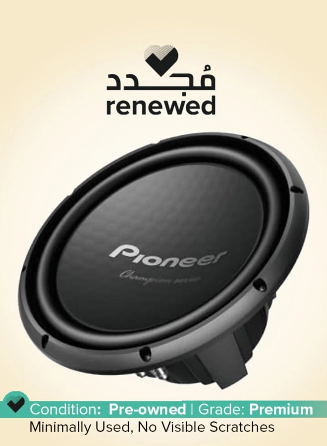 Pioneer (Renewed) TS-W1202D4 - 400W RMS 12-Inch