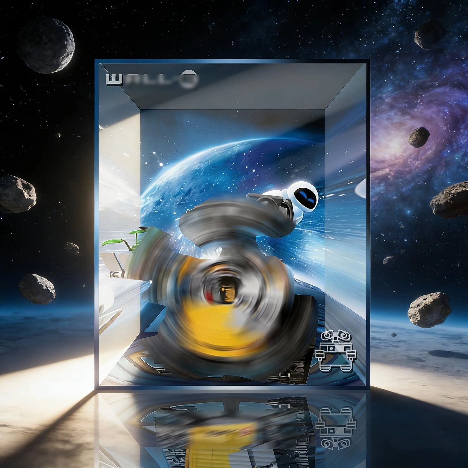 Generisch Display Case for 21303 - 3 mm acrylic UV protection Dustproof