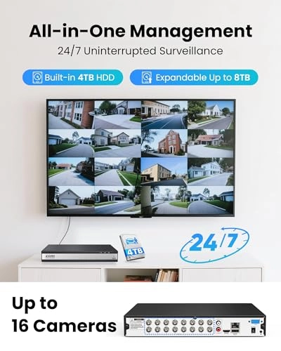 16 Channel Security Camera System - 12 16 1080p
