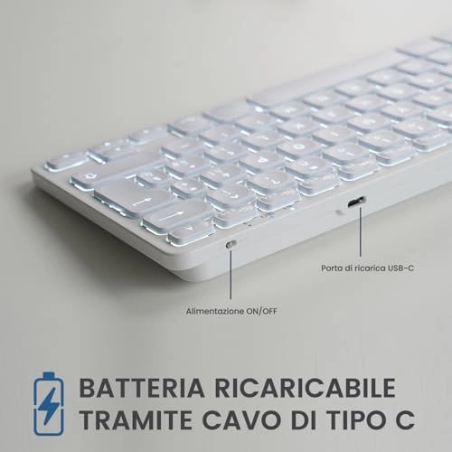 PERIBOARD-832M - for MacBook, iMac, iPad - Italian QWERTY Layout