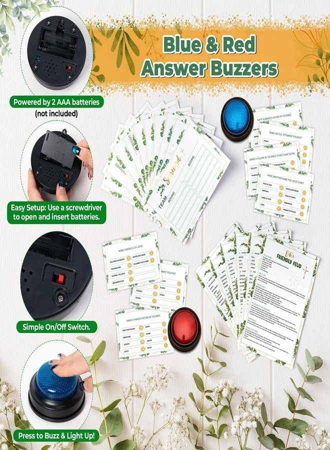 Christian Bible Friendly Feud Game - 40Pcs