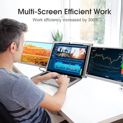Portable Triple Monitor 1404cb7d-fca9-4a09-8adb-16f3fad24481 - 14-Inch FHD 1080p USB-C