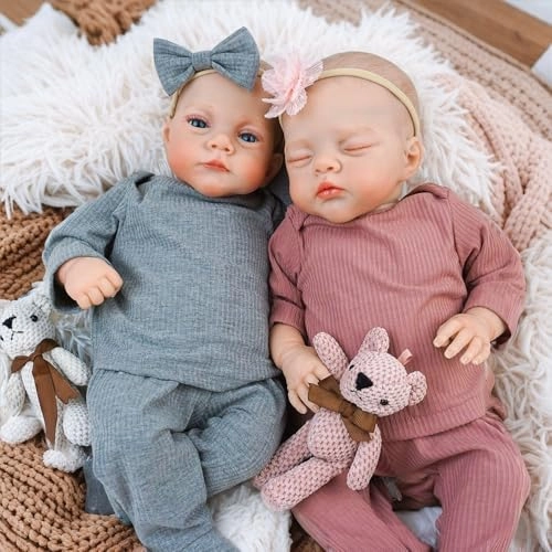 Reborn Baby Doll - 19 Inch 48cm Silicone Vinyl Bundle