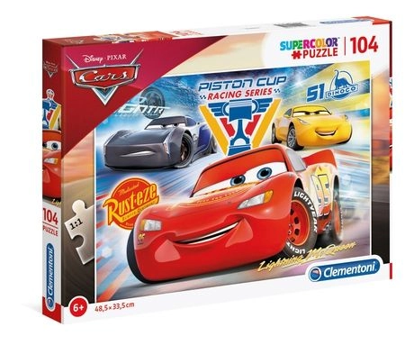 Disney Cars 3 Puzzle (ALGT-27072) - 104 pcs