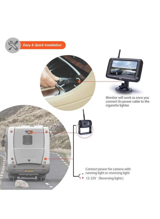Wireless Backup Camera - Night Vision Wireless