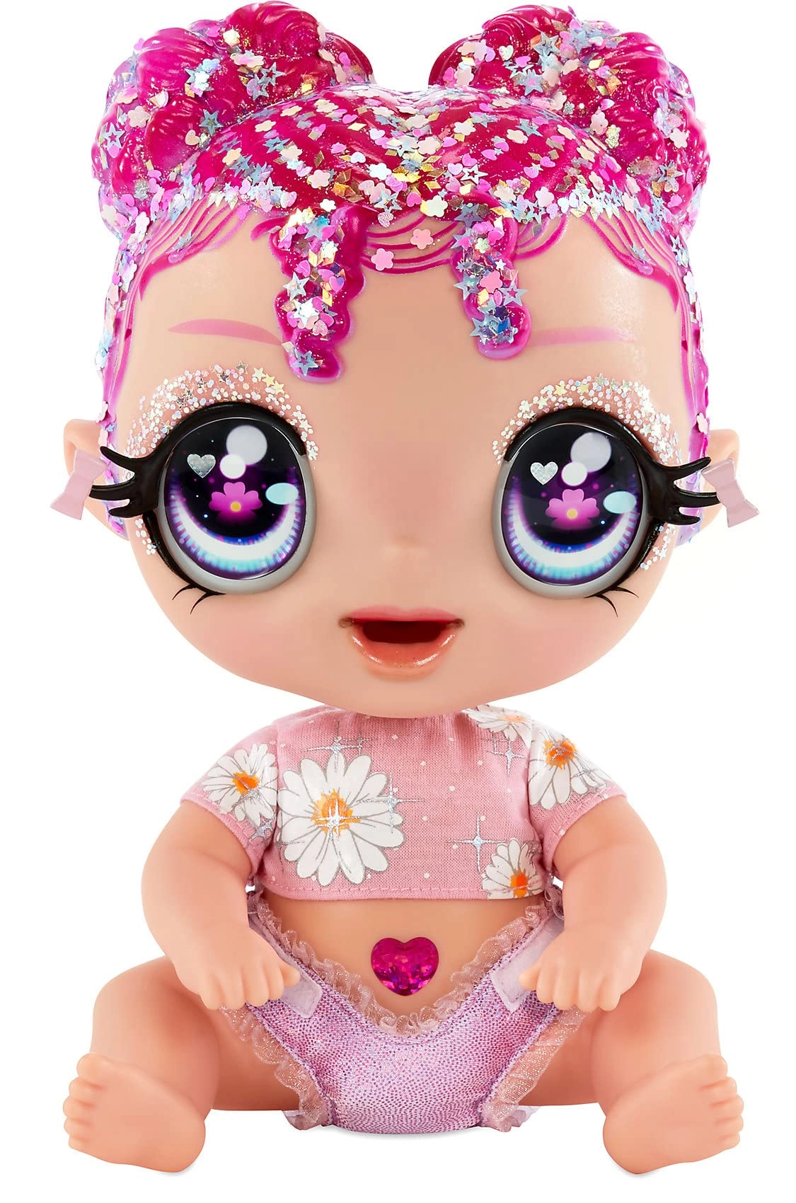 Lila Wildboom Baby Doll - Glitter 3 Magical Color Changes Purple Hair Ages 5+