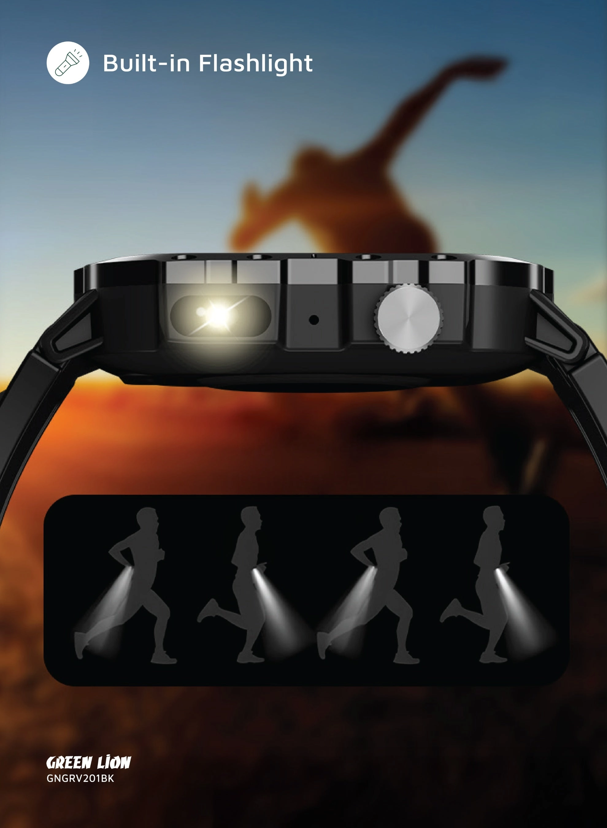 Gravix Smart Watch Zinc Alloy + ABS