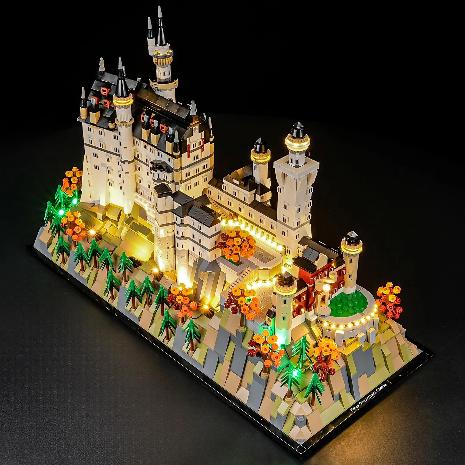 GEAMENT LED Light Kit - Plastic Neuschwanstein Castle 1 4.5-5V for LEGO Neuschwanstein Castle 21063