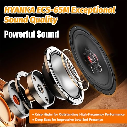 ECS-65M - 6.5" 2-Way Coaxial Full-Range Stereo
