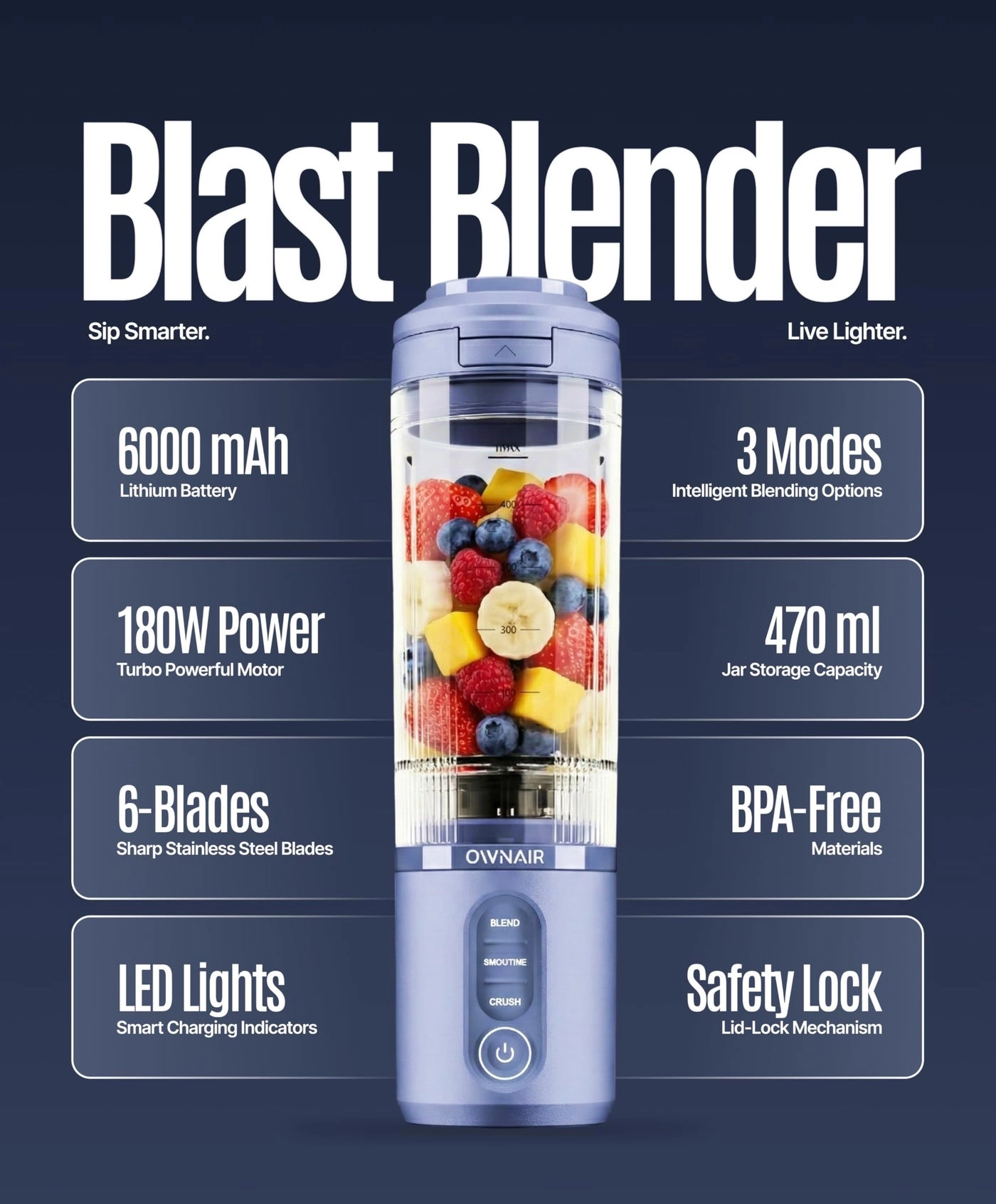 Portable Blender - 180W