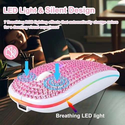 Vertical Ergonomic Mouse - Bluetooth & Wireless Dual Modes