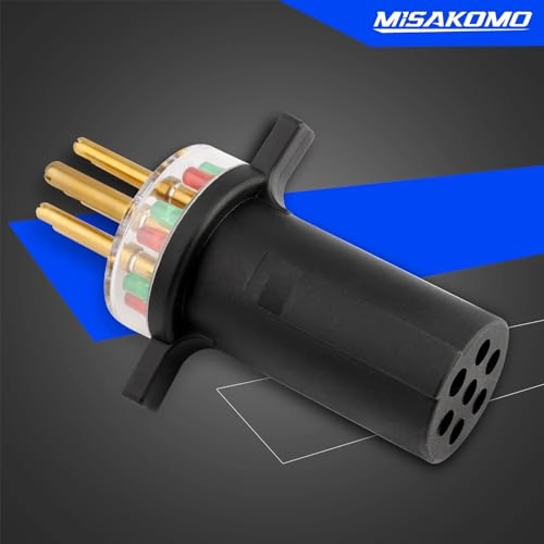 7-Way Round Pin Tractor Trailer Light Tester - One-Man Testing 7865L