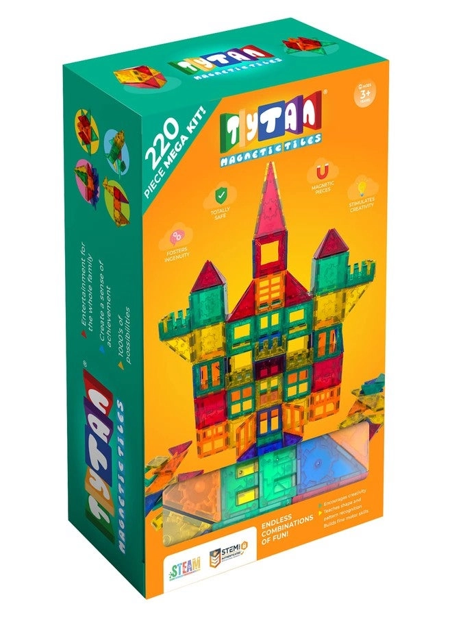 Tytan Magnetic Tiles Building Set - 220 pcs